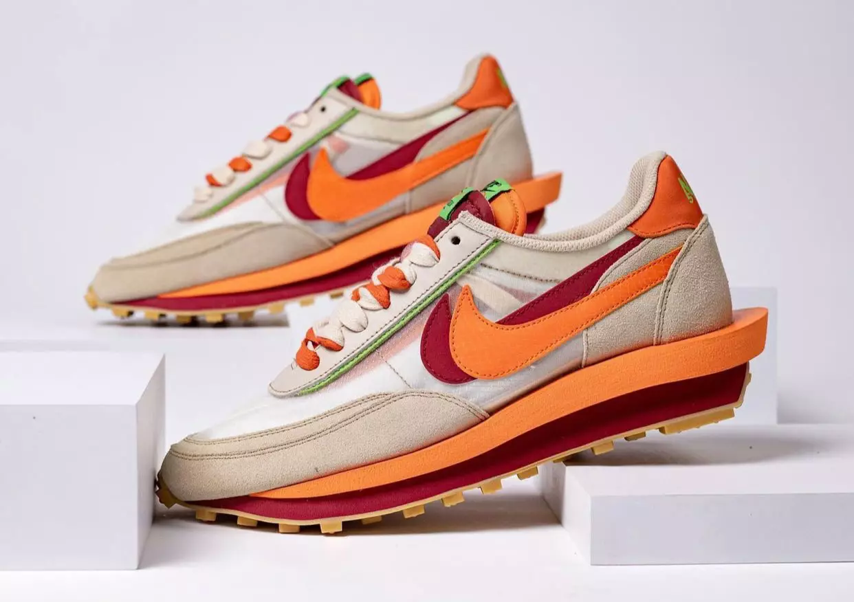 Clot Sacai Nike LDWaffle DH1347-100 Tanggal Rilis