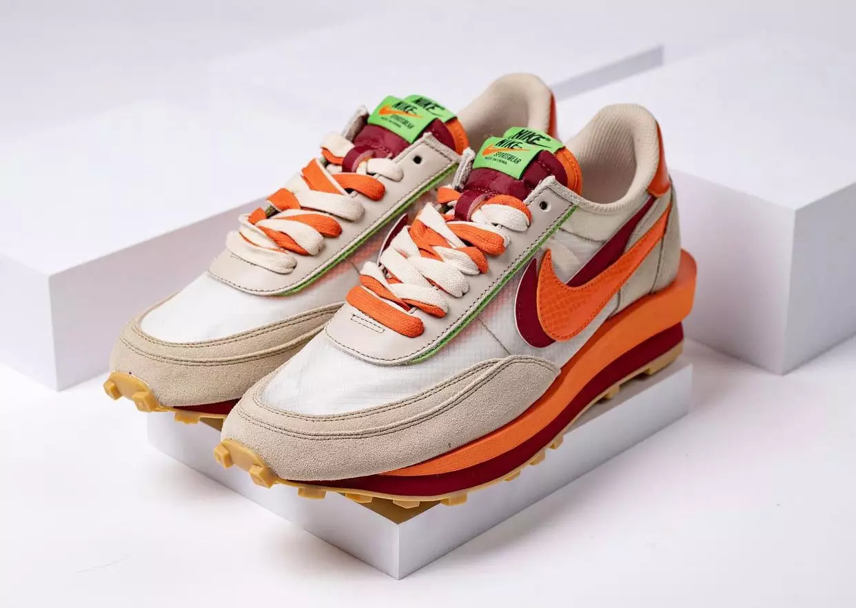 Clot Sacai Nike LDWaffle DH1347-100 Julkaisupäivä