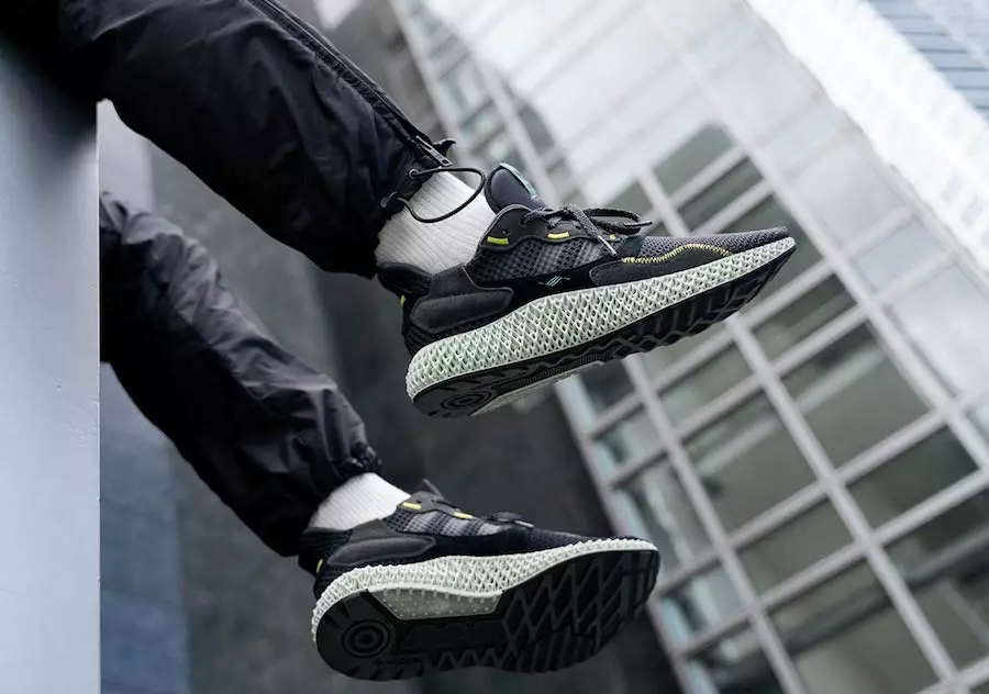 adidas ZX 4000 4D Carbon On-Feet útgáfudagur