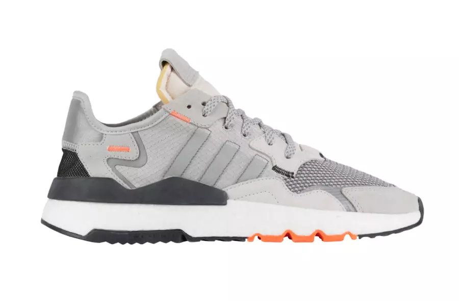 Adidas Nite Jogger hall valge oranž DB3361 väljalaskekuupäev