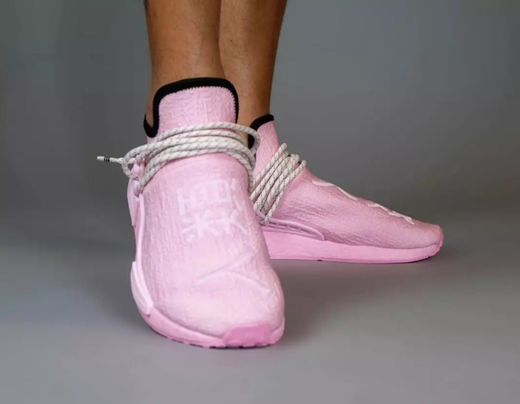 Pharrell adidas NMD Hu Pink GY0088 Data tar-Rilaxx