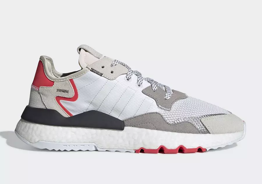 Adidas Nite Jogger llançat en gris clar i vermell