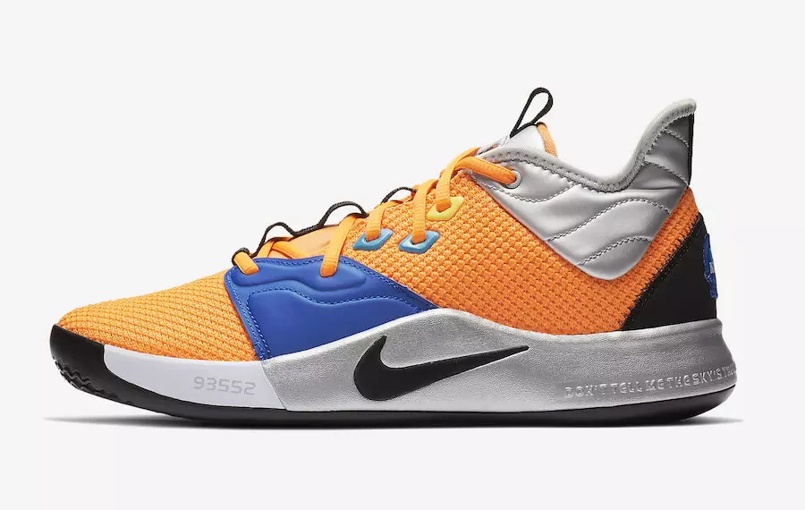 Nike PG 3 NASA Total Orange CI2666-800 Prezz tad-Data tar-Rilaxx