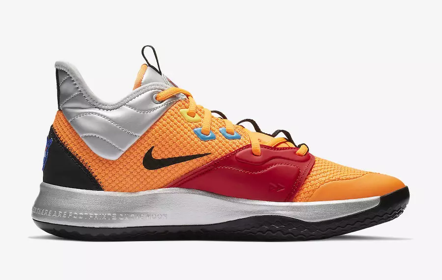 Nike PG 3 NASA Total Orange CI2666-800 Дата випуску Ціна