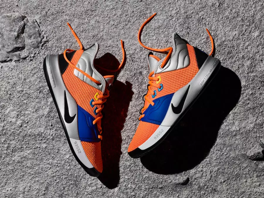 Nike PG 3 NASA Total Orange CI2666-800 Izlaišanas datuma cena