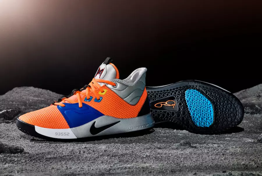 Nike PG 3 NASA Total Orange CI2666-800 Chiqarilgan Sana Narxi