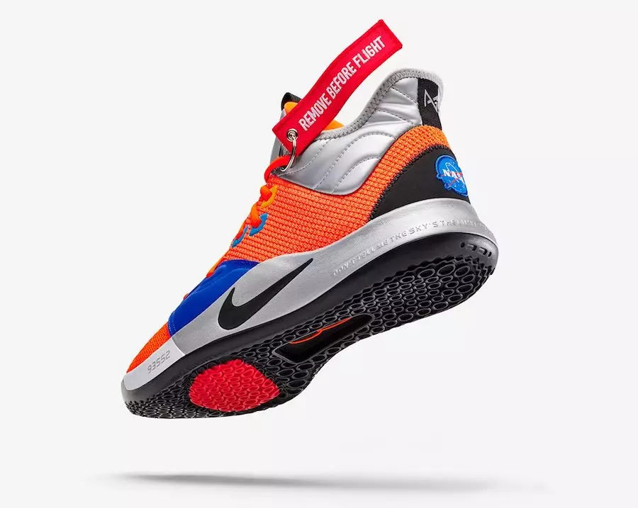 Nike PG 3 NASA Total Orange CI2666-800 Releasedatum Prijs