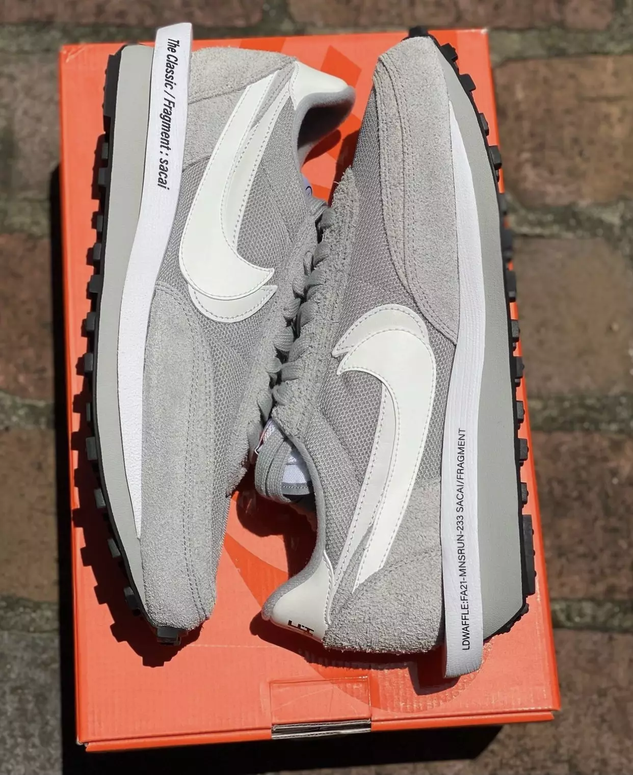 Fragment Sacai Nike LDWaffle Wolf Grey DH2684-001 Utgivningsdatum Prissättning