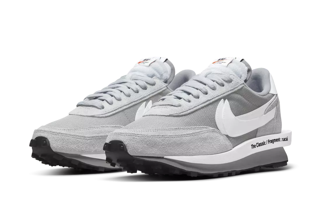 टुकड़ा Sacai Nike LDWaffle लाइट स्मोक ग्रे DH2684-001 रिलीज की तारीख: