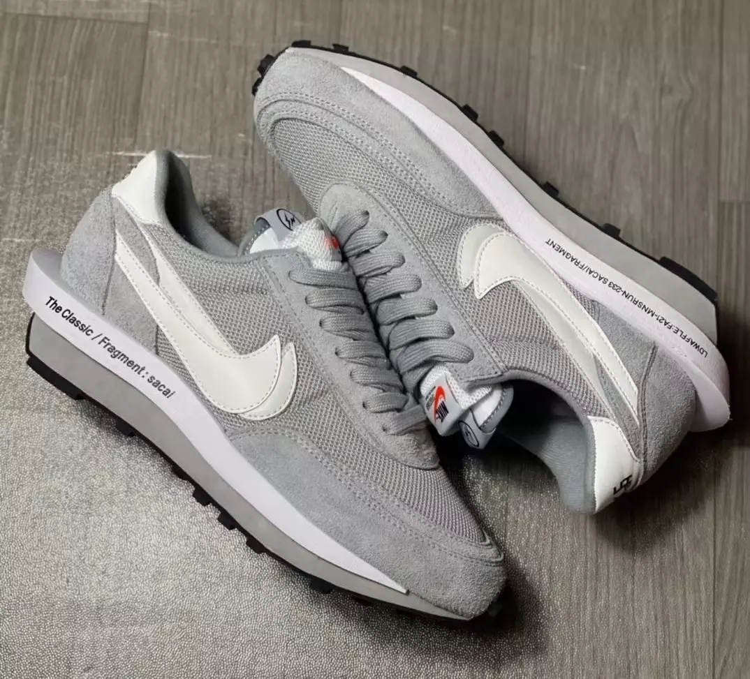 टुकड़ा Sacai Nike LDWaffle ग्रे व्हाइट DH2684-001 रिलीज की तारीख मूल्य निर्धारण: