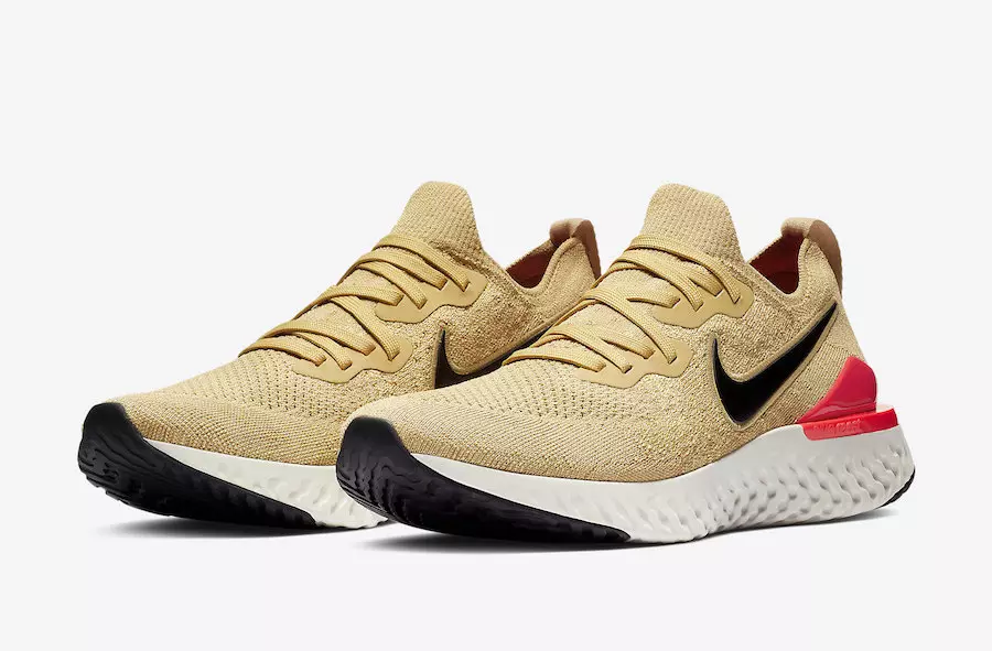 Nike Epic React Flyknit 2 Club Gold BQ8928-700 išleidimo data