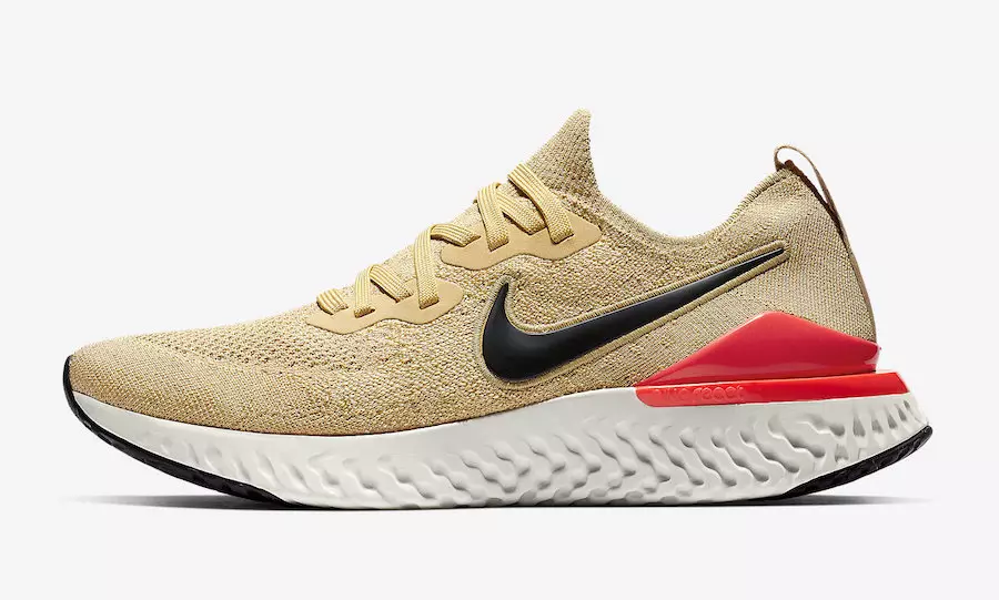 Nike Epic React Flyknit 2 Club Goud BQ8928-700 Releasedatum