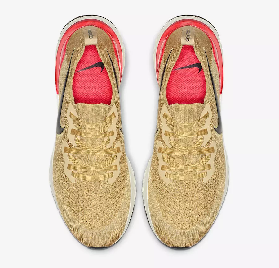 Nike Epic React Flyknit 2 Club Gold BQ8928-700 Ημερομηνία κυκλοφορίας