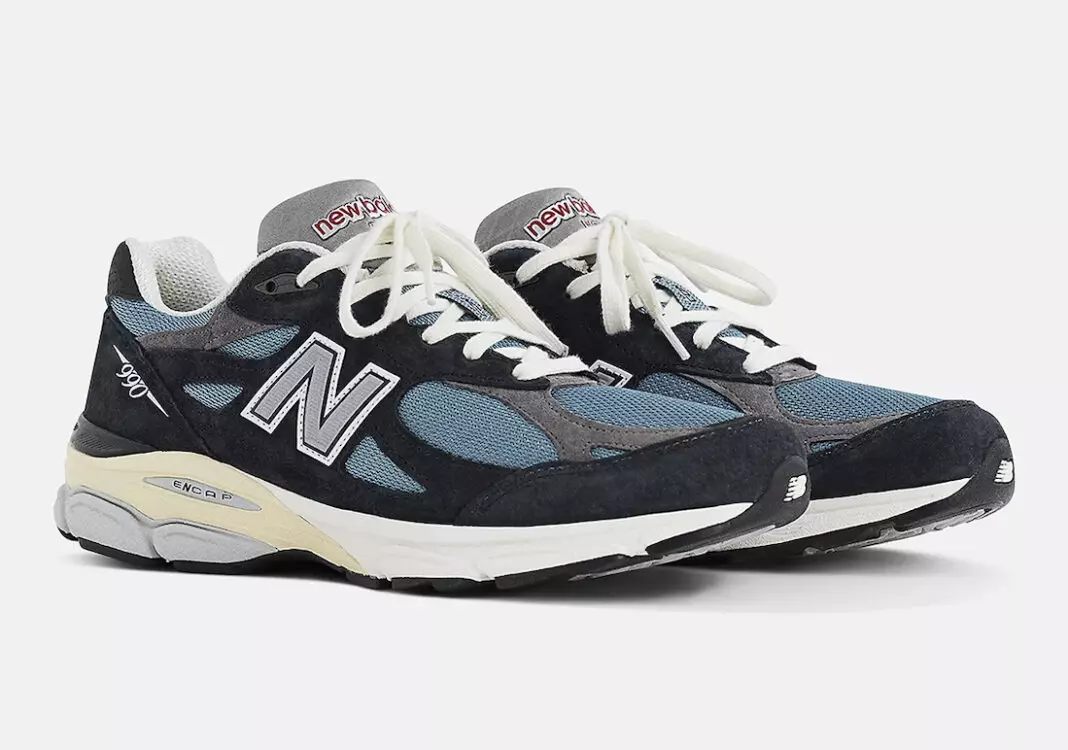 New Balance 990v3 Made in USA Navy M990TE3 Tarikh Keluaran