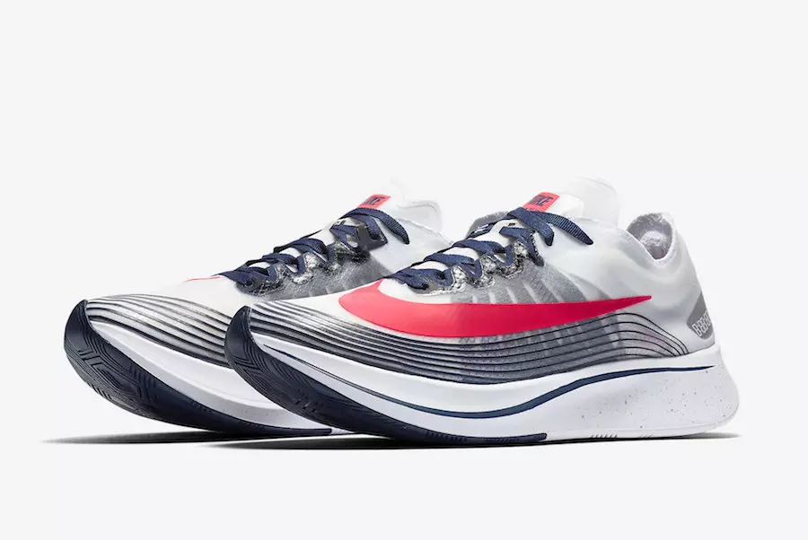 Nike Zoom Fly Rød Hvit Blå CD6616-146 Utgivelsesdato