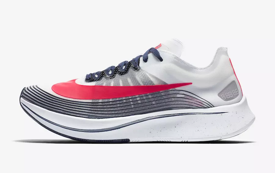 Nike Zoom Fly אדום לבן כחול CD6616-146 תאריך יציאה