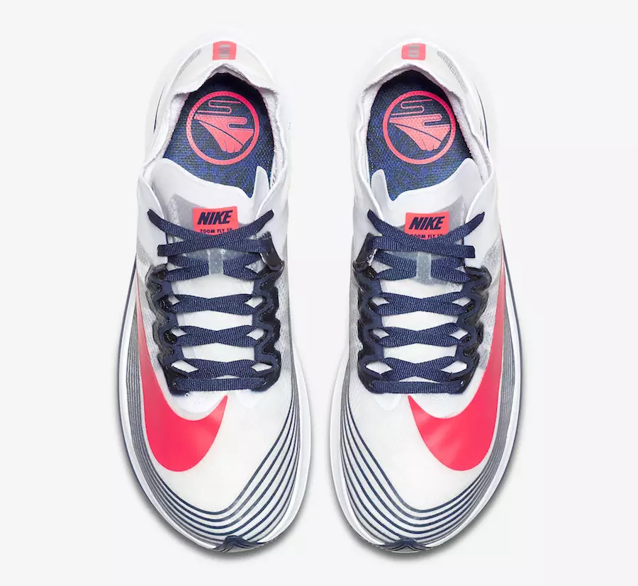 Nike Zoom Fly Red White Blue CD6616-146 Дата на издаване