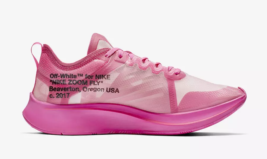 Off-White Nike Zoom Fly SP Pink AJ4588-600 Чыккан күнү баасы
