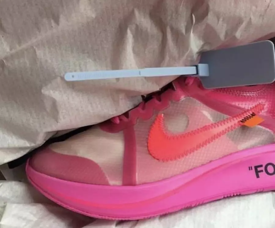 Off-White Nike Zoom Fly Pink AJ4588-600 Чыгарылган күнү