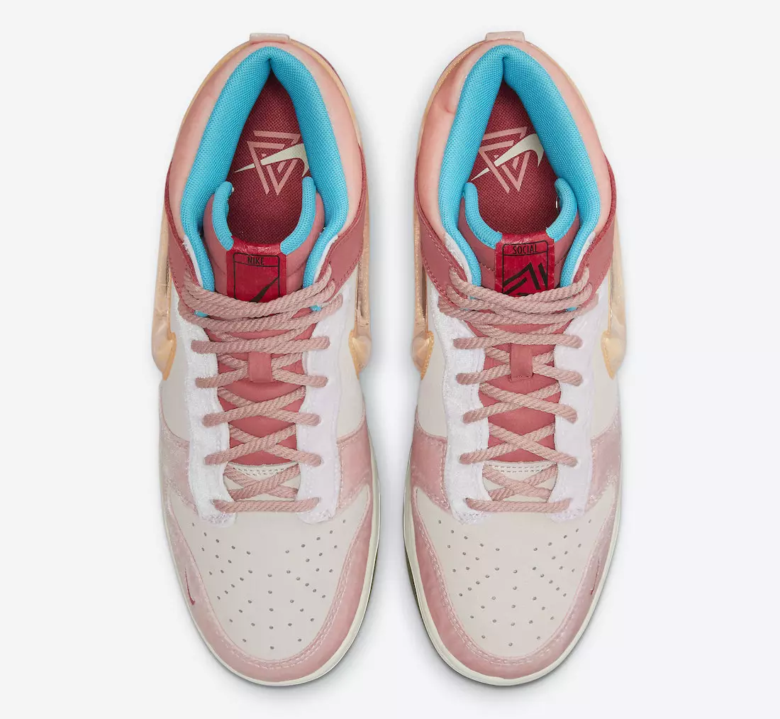 Social status Nike Dunk Mid Pink Glaze DJ1173-600 Releasedatum