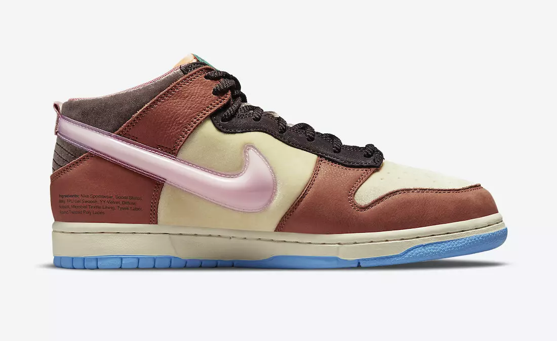 Hali ya Kijamii Nike Dunk Mid Burnt Brown DJ1173-700 Tarehe ya Kutolewa