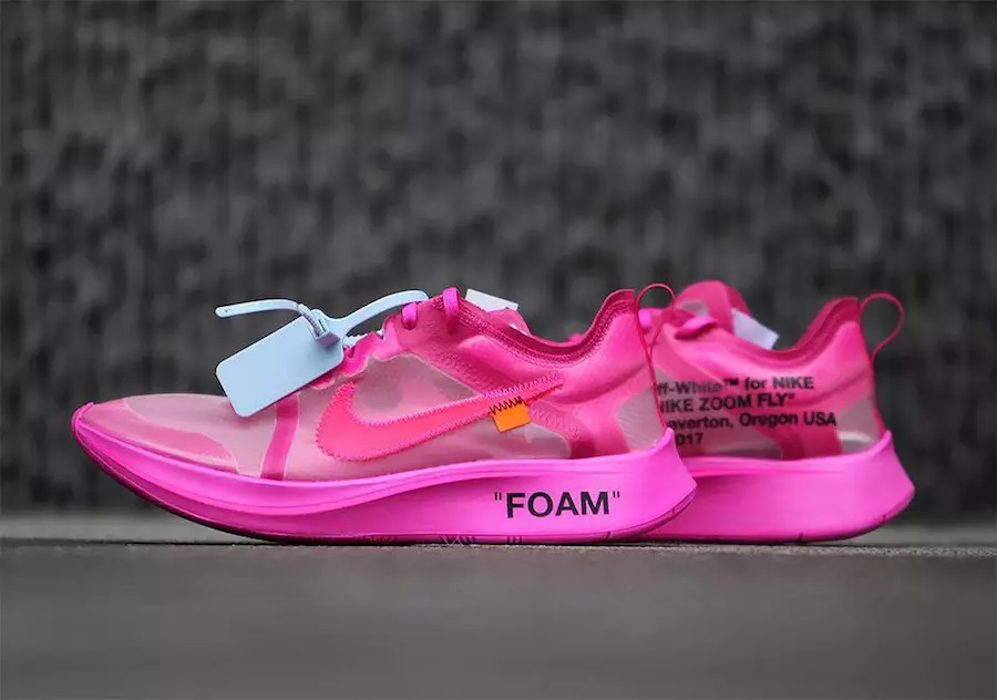 Санаи озоди сафед Nike Zoom Fly Pink AJ4588-600