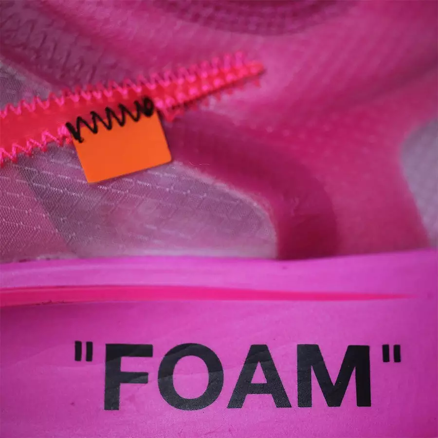 Off-White Nike Zoom Fly Pink AJ4588-600 ဖြန့်ချိသည့်ရက်စွဲ