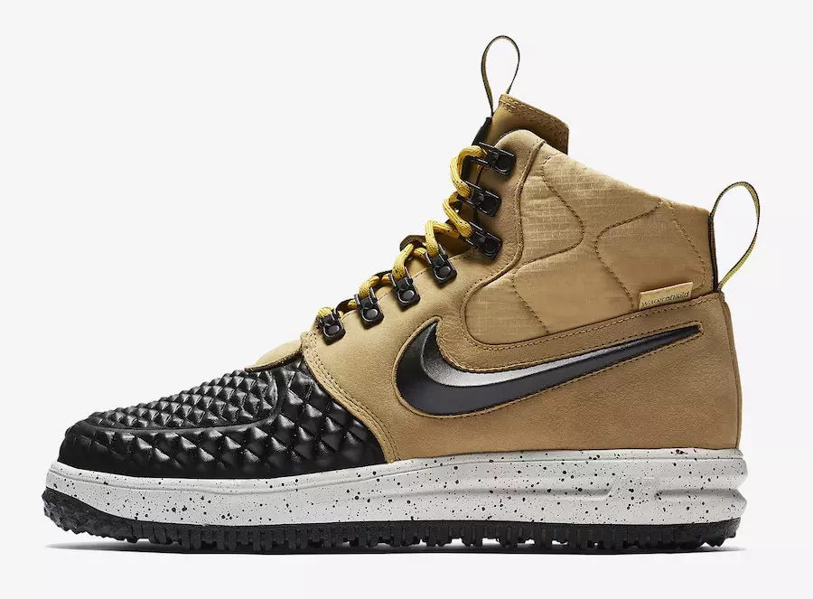 Черные кроссовки Nike Lunar Force 1 Duckboot 916682-701