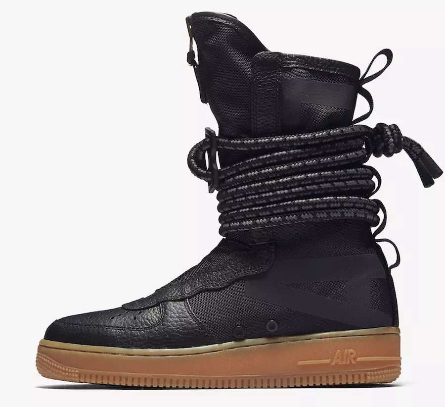 Nike SF-AF1 მაღალი შავი რეზინა AA3965-001