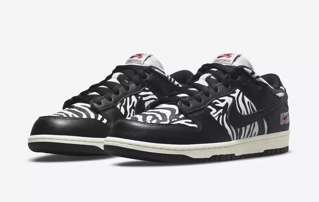 „Quartersnacks Nike SB Dunk Low Zebra DM3510-001“ išleidimo data