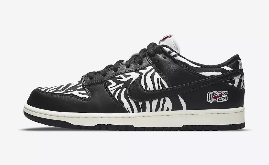 „Quartersnacks Nike SB Dunk Low Zebra DM3510-001“ išleidimo data