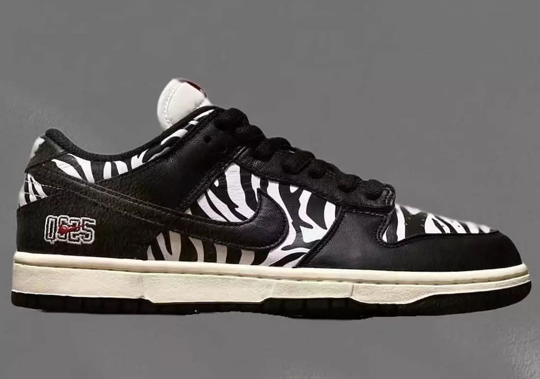 Quartersnacks Nike SB Dunk Low Zebra 2021 Útgáfudagur