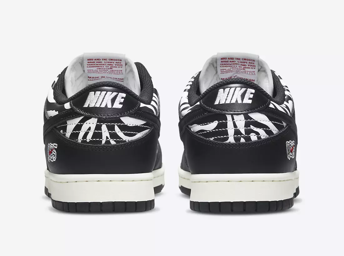 Quartersnacks Nike SB Dunk Low Zebra DM3510-001 Releasedatum