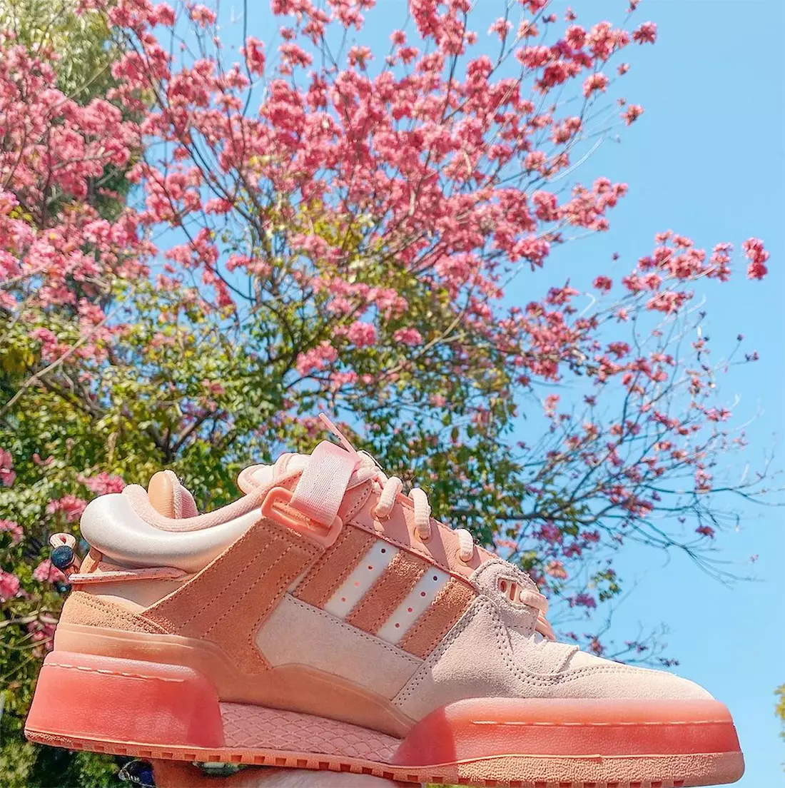 Πόρπη Φόρουμ Bad Bunny adidas Low Pink GW0265