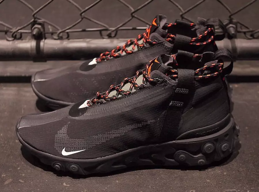 Nike ISPA React LW WR Mid Black AT3143-001 מעלדונג טאָג