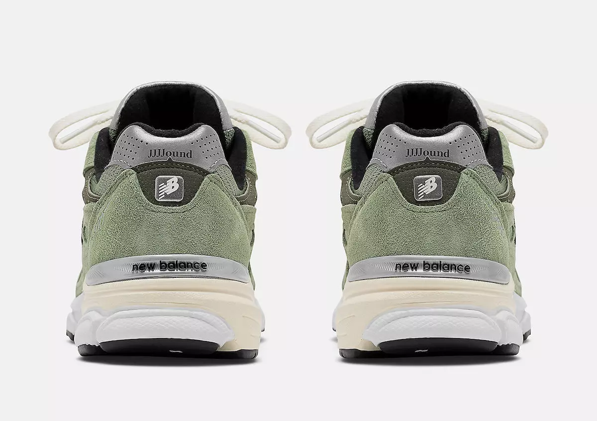 JJJJound New Balance 990v3 Olive M990JD3 გამოშვების თარიღი ფასი