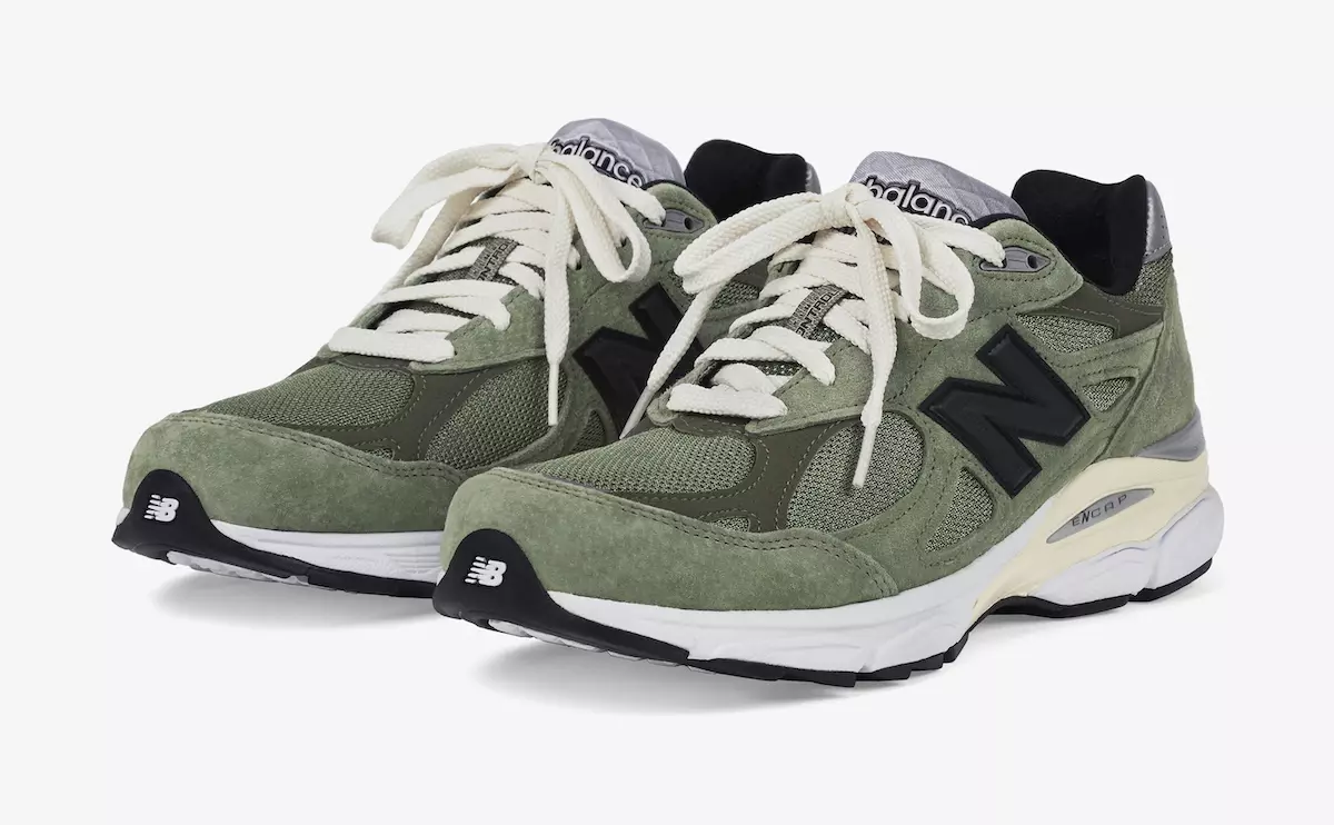 JJJJound New Balance 990v3 Olive M990JD3 Julkaisupäivä