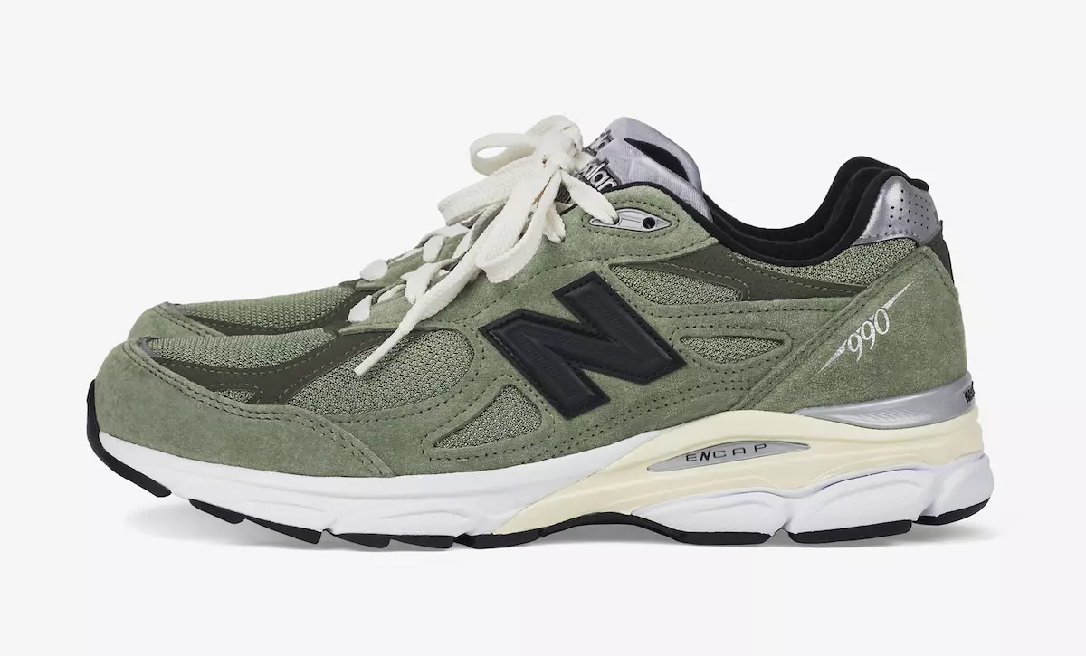 JJJJound New Balance 990v3 Olive M990JD3 Թողարկման ամսաթիվ