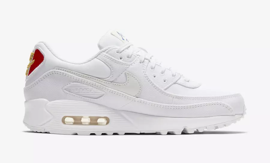 Nike Air Max 90 Paris CQ0912-100 מעלדונג טאָג