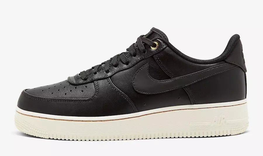 Nike Air Force 1 Low Premium Nero Vachetta Tan CU6675-001 Data di rilascio