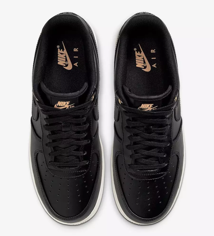 Nike Air Force 1 Low Premium Black Vachetta Tan CU6675-001 Megjelenés dátuma