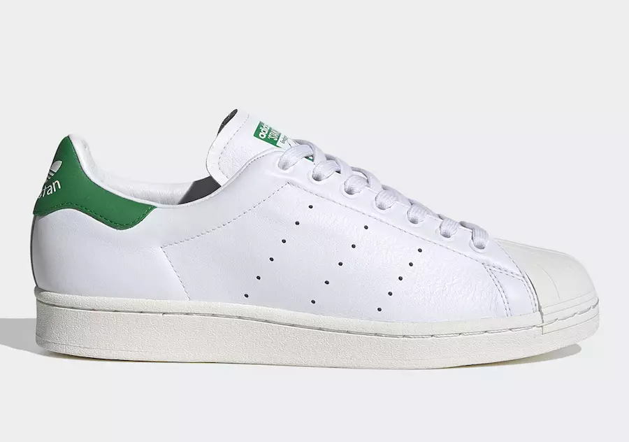 adidas Superstan Hvid Grøn FW9328 Udgivelsesdato