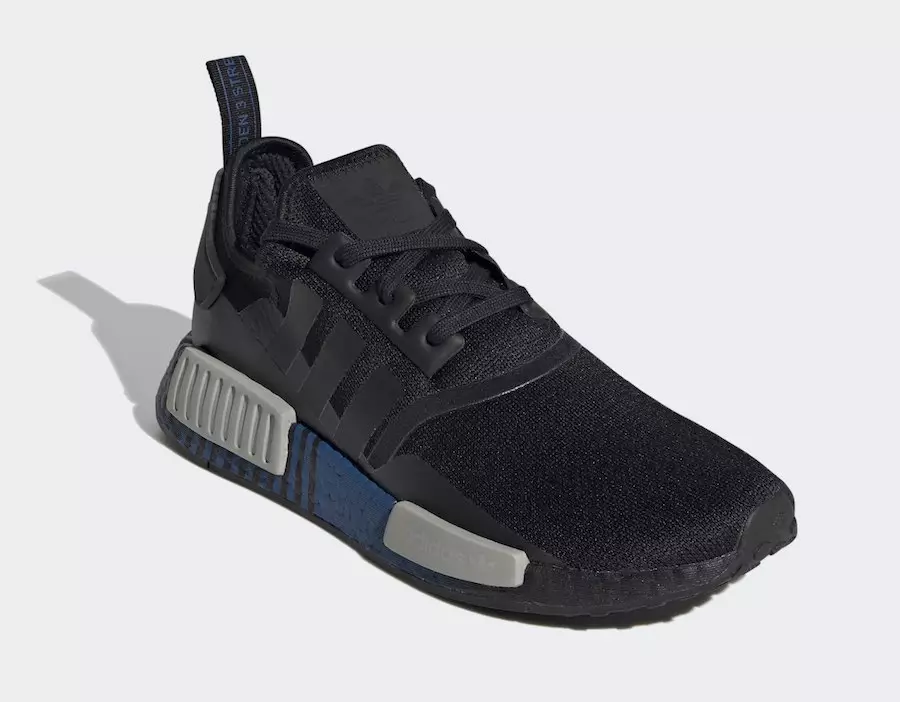 Adidas NMD R1 Black Lush Blue FV3652 väljalaskekuupäev