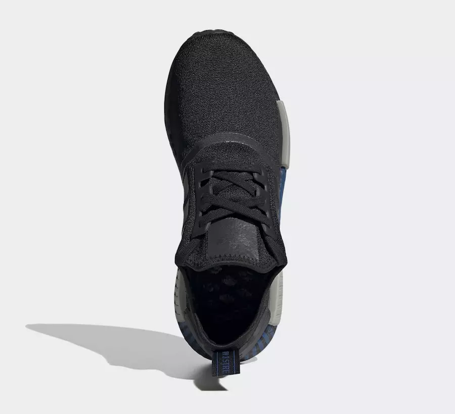 adidas NMD R1 Black Lush Blue FV3652 Tarikh Tayangan