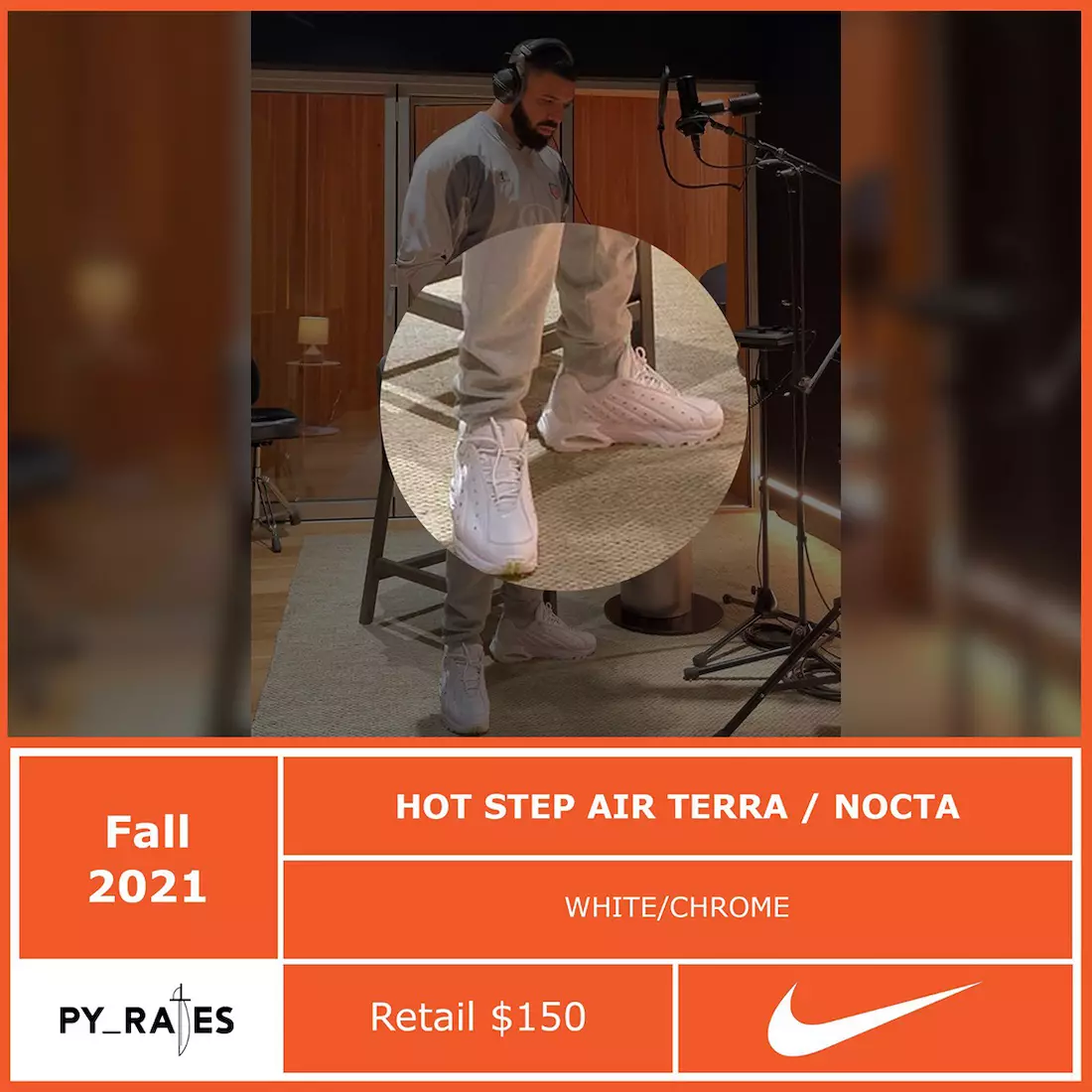 Drake NOCTA Nike Hot Step Air Terra izlaišanas datums