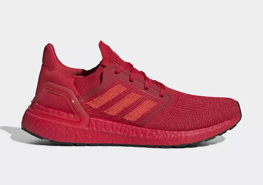 Adidas Ultra Boost 2020 Triple Red EG0700 väljalaskekuupäev