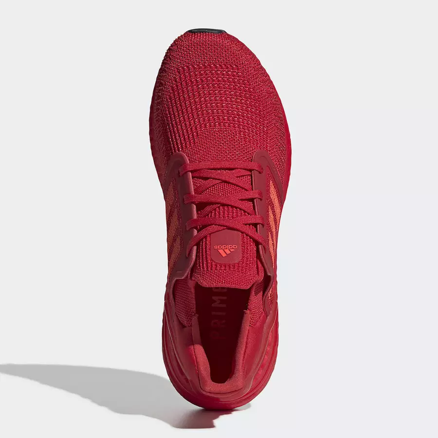 Adidas Ultra Boost 2020 Triple Red EG0700 väljalaskekuupäev