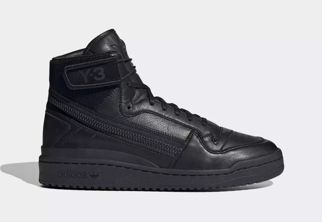 Adidas Y-3 Forums Hi OG Black GZ8795 Izlaišanas datums