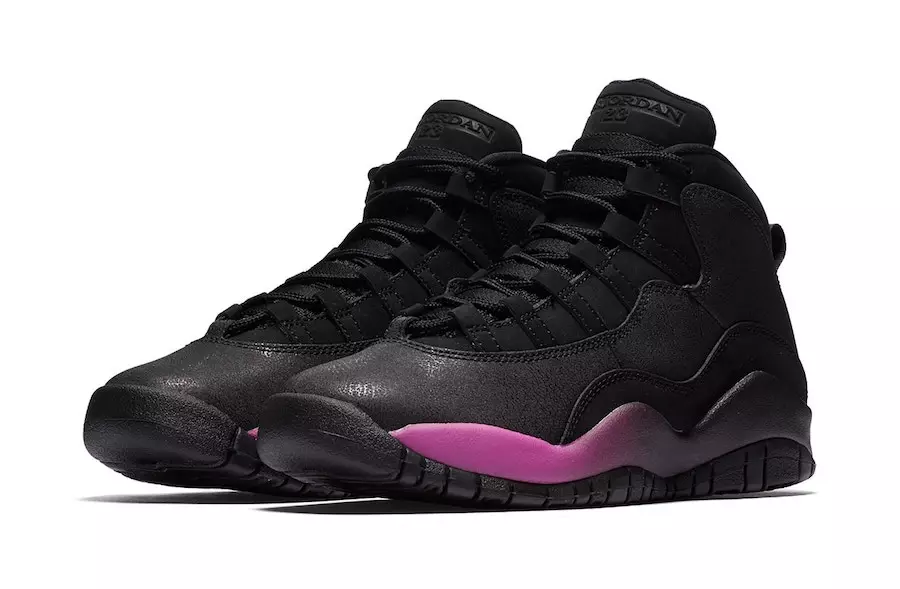 Air Jordan 10 "Fuchsia Blast" သည် ကလေးများကို အရွယ်အစားအလိုက် ဖြန့်ချိသည်။