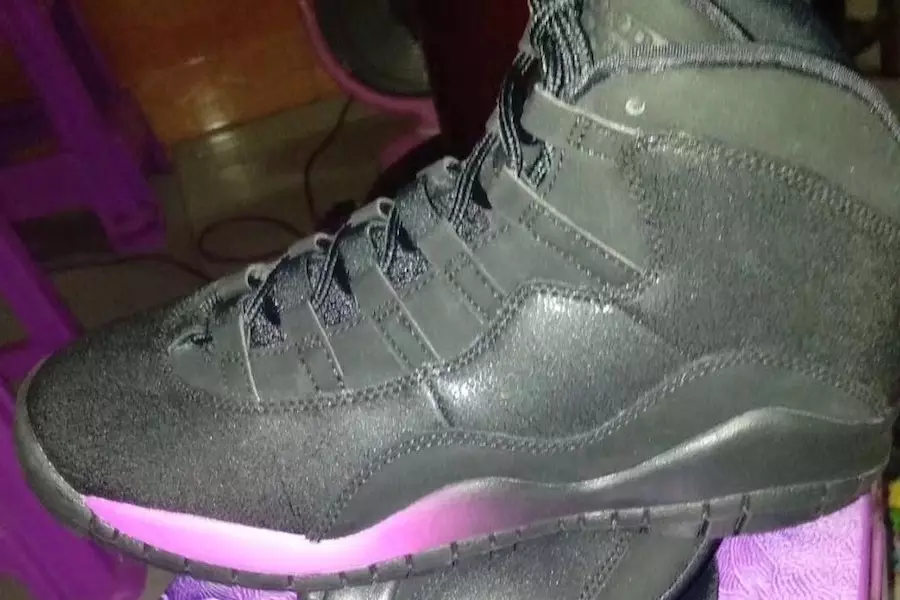 Kids Exclusive Air Jordan 10 i svart og rosa for 2018